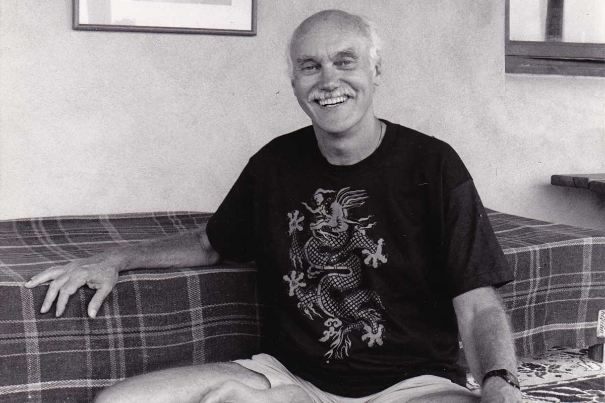 ram dass smiling